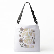 Bara en mamma som älskar sina barn Retro blommig