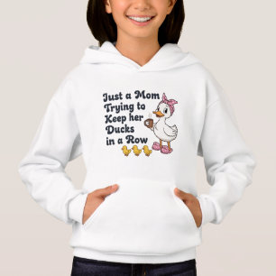 Bara en mamma som försöker hålla sina ankor på rad t shirt