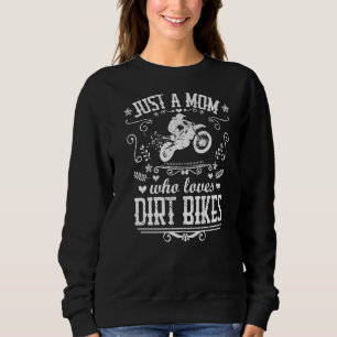 Bara en Mamma som Kärlek Dirt Bikes Motocross Race T Shirt