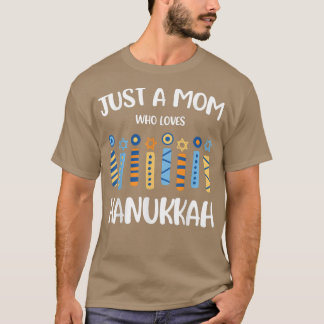Bara en Mamma som Kärlek Hanukkah judisk Chanukah T Shirt