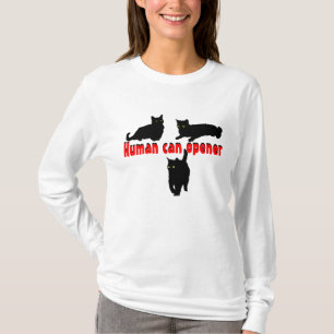 Bara en mänsklig can-öppnare t shirt