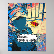Bära en mask