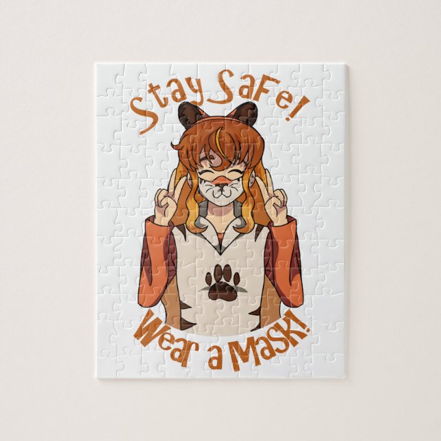 Bära en mask! pussel (Vertikal)