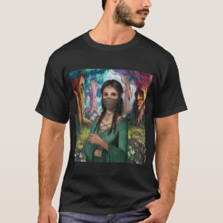 Bära en mask v1 t shirt