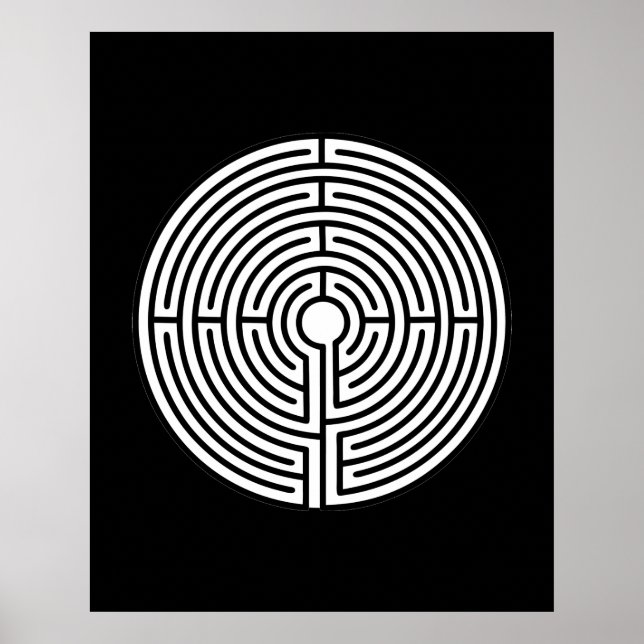 Bara en Maze-cirkel Poster (Framsidan)