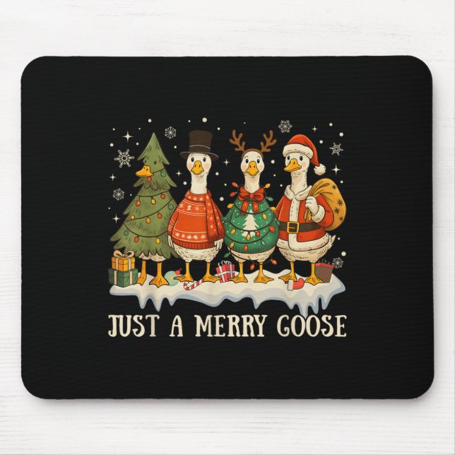 Bara en Merry Goose Funny Merry Goosemas Cute Jula Musmatta (Framsidan)