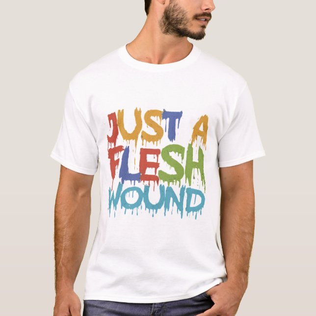 Bara en Mesh Wound T Shirt (Framsida)