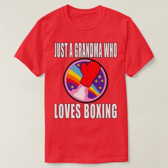 Bara en mormor som Kärlek boxing MMA Martial Arts T Shirt (Design framsida)