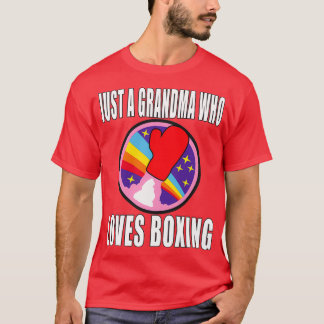 Bara en mormor som Kärlek boxing MMA Martial Arts T Shirt