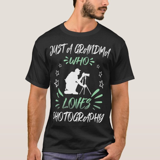Bara en mormor som Kärlekar fotografi T Shirt (Framsida)