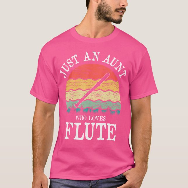 Bara en Moster som Kärlek flöjt T Shirt (Framsida)