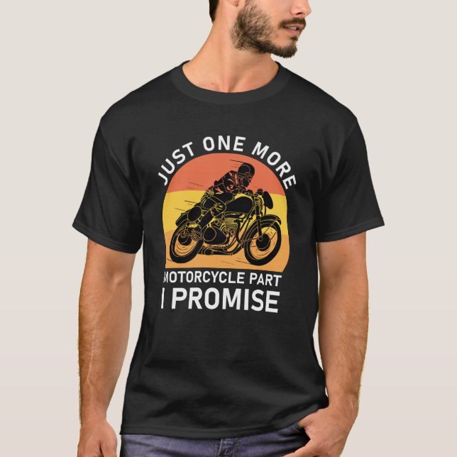 Bara en motorcykeldel till löfte t shirt (Framsida)