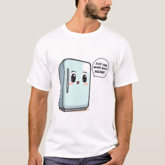 Bara En Munsbit Till – Rolig Talande Kylskåpsdesig T Shirt