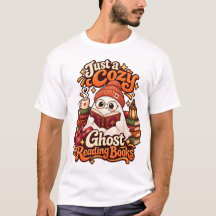 Bara en mysig spök som läser böcker söt Halloween