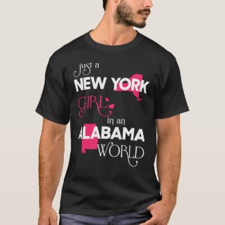 Bara en New York-flicka i Alabama World T Shirt