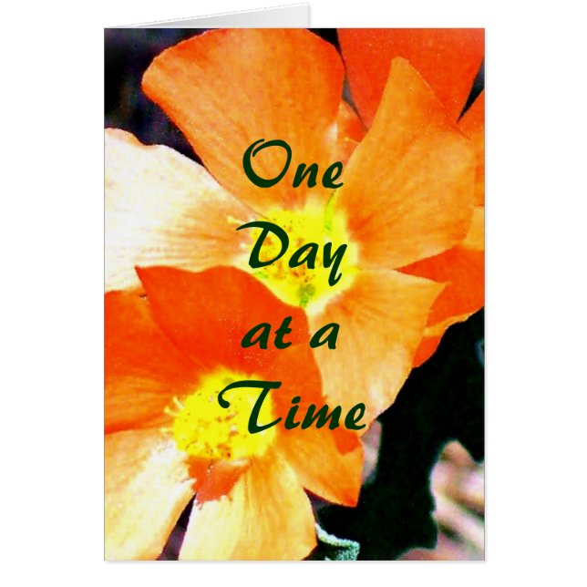 "Bara en Ogräs" ODAT Hälsningskort (Framsidan)