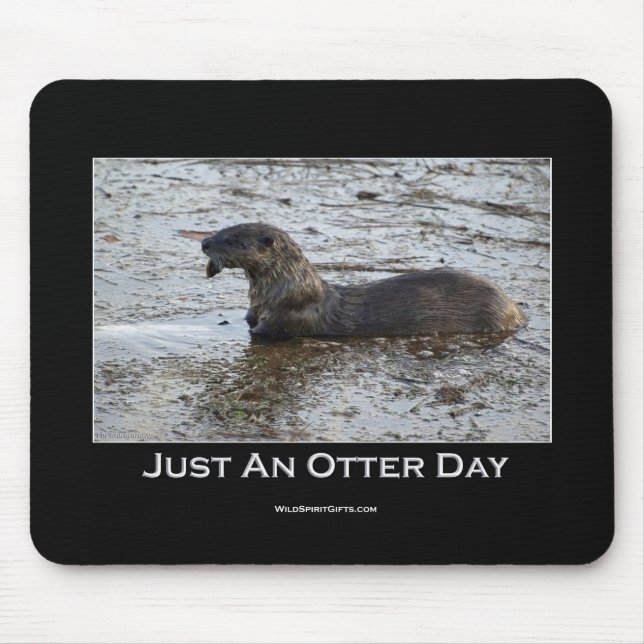 Bara en Otter Day Mousemat Musmatta (Framsidan)