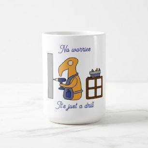 Bara en övning kaffemugg