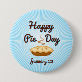Bära en Paj Day Button, 23 januari, EAT PAJ! Knapp
