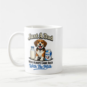 Bara en pappa som alltid dök upp roligt   Fars dag Kaffemugg