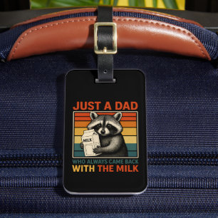 Bara en Pappa som alltid kom tillbaka med Mjölk Bagagebricka