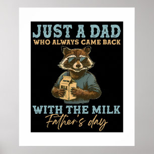Bara en Pappa som alltid kom tillbaka med Mjölk Poster