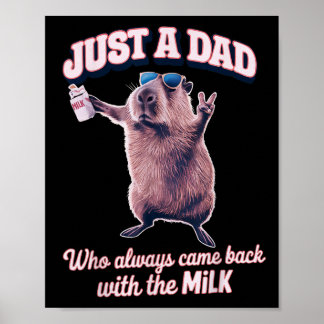 Bara en Pappa som alltid kom tillbaka med Mjölk Poster