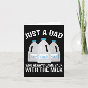 Bara en pappa som alltid kom tillbaka med mjölken kort