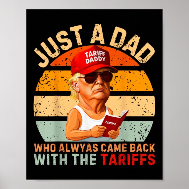 Bara en Pappa som alltid kom tillbaka till en märk Poster (Framsidan)