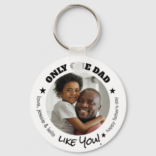 Bara en Pappa som du Photo Fars dag Nyckelring