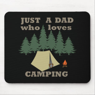 Bara en pappa som kärlek campar och vandrar musmatta