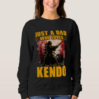 Bara en Pappa som kärlek Kendo japansk martial Art T Shirt
