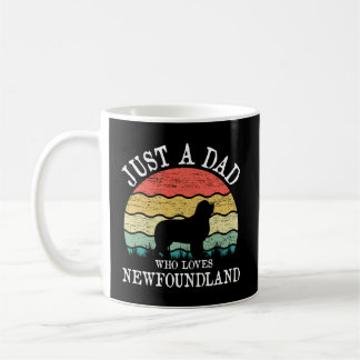 Bara en Pappa som Kärlek Newfoundland Hund älskare Kaffemugg