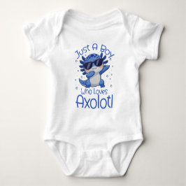 Bara en pojke som älskar Axolotl T Shirt