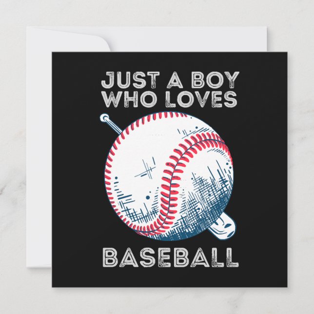 Bara en pojke som älskar baseboll (Framsida)