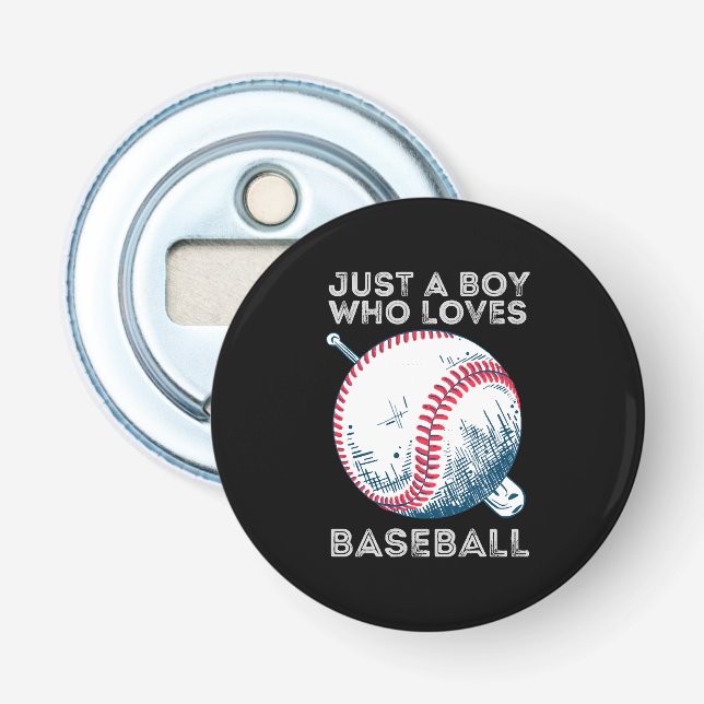 Bara en pojke som älskar baseboll flasköppnare (Framsidan)