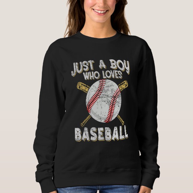 Bara en pojke som älskar Baseboll Pitcher Pitch Ca T Shirt (Framsida)