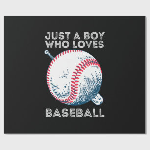 Bara en pojke som älskar baseboll presentpapper