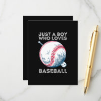 Bara en pojke som älskar baseboll