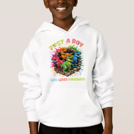 Bara en pojke som älskar dinosaurier t shirt