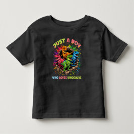 Bara en pojke som älskar dinosaurier t shirt