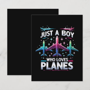 Bara en pojke som älskar flygplan OSA kort
