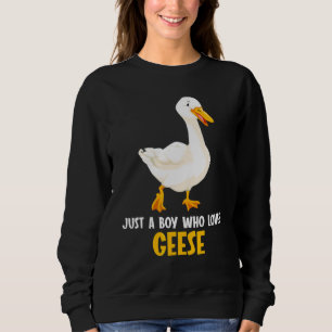 Bara en pojke som älskar gäss Gås T Shirt