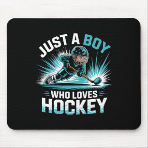 Bara en pojke som älskar hockey _1 musmatta