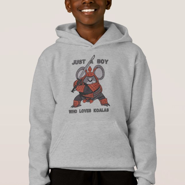 Bara en pojke som älskar koalor t shirt (Framsida)