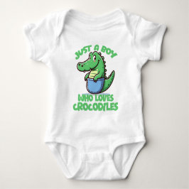 Bara en pojke som älskar krokodiler t shirt