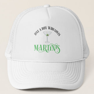 Bara en pojke som älskar martini keps