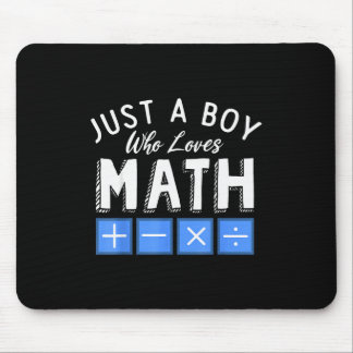 Bara en pojke som älskar matematik algebra rolig m musmatta