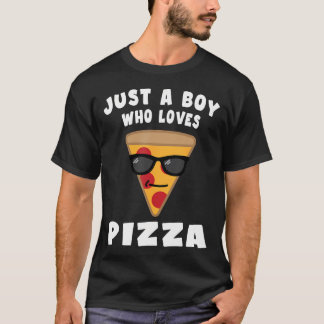 Bara en pojke som älskar pizza t shirt