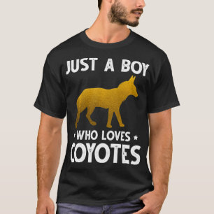 Bara en pojke som älskar prärievargar Djurfantaste T Shirt